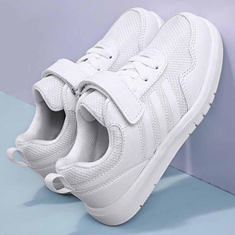 Size 27-41 Child Sneakers Sandals Baby Toddler Shoes Kids Breathable Basketball Shoes Lightweight Running Shoes Wear-resistant Deodorant White Shoes