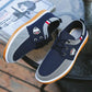 Summer Middle-aged and Elderly Men's Casual Shoes Breathable Deodorant All-match Lace-up Wear-resistant Flat Shoes