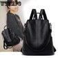 Leather backpack Women Big zipper backpack student bag backpack Female casual travel bags feminina