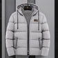 Cotton-padded Jacket Men's Thick Jacket Autumn and Winter Trend Slim Large Size Cotton Casual Loose Padded Jacket