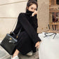 Fall/winter Turtleneck Pullover Skirt Over-the-knee Slim White Bottoming Skirt