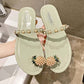 Pineapple Slippers Women's Summer Wear All-match Non-slip Flat Bottom Fashion Beach Sandals and Slippers Women