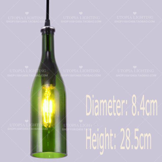 Wine Bottle Chandelier Bar Chandeliers Cafe Cafe Restaurant Lamp Creative Personality Retro