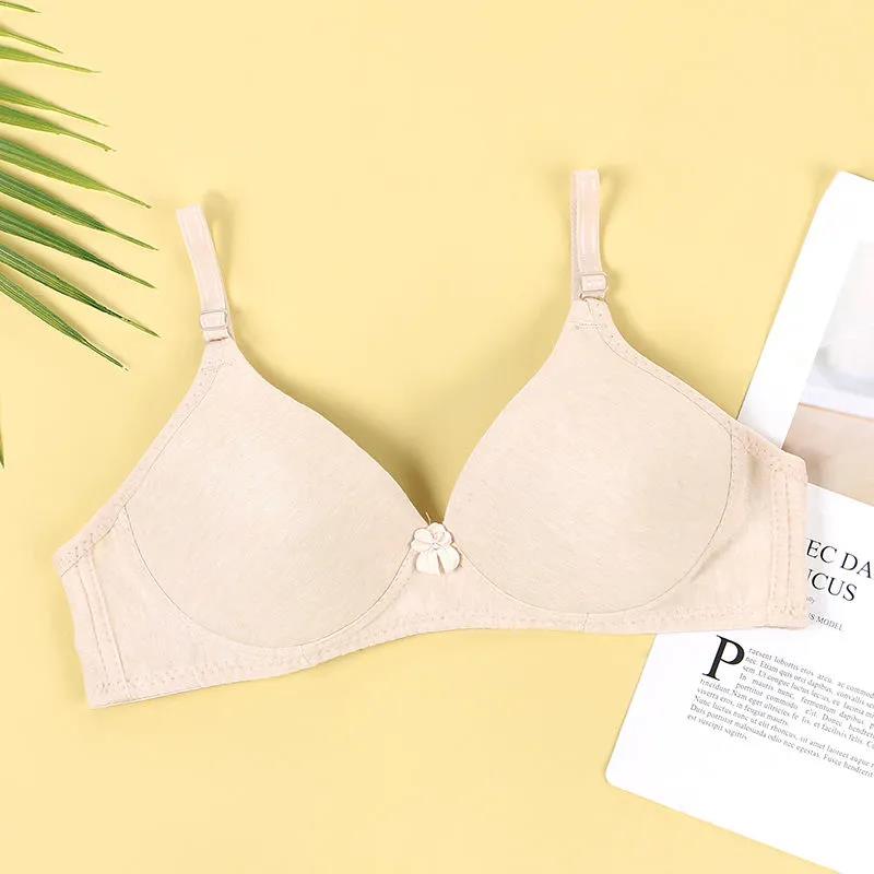 Small Size Thin Section Gathered Bra Sexy No Steel Ring To Close The Auxiliary Breast Anti-sagging Stereotype Adjustment Light and Breathable Bra