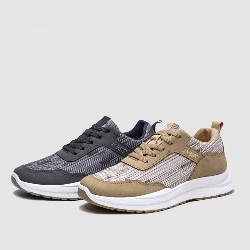 Summer Youth Students Increase Breathable Soft Bottom Board Shoes Men's All-match Non-slip Deodorant Leisure Travel Running Shoes Sport Shoes
