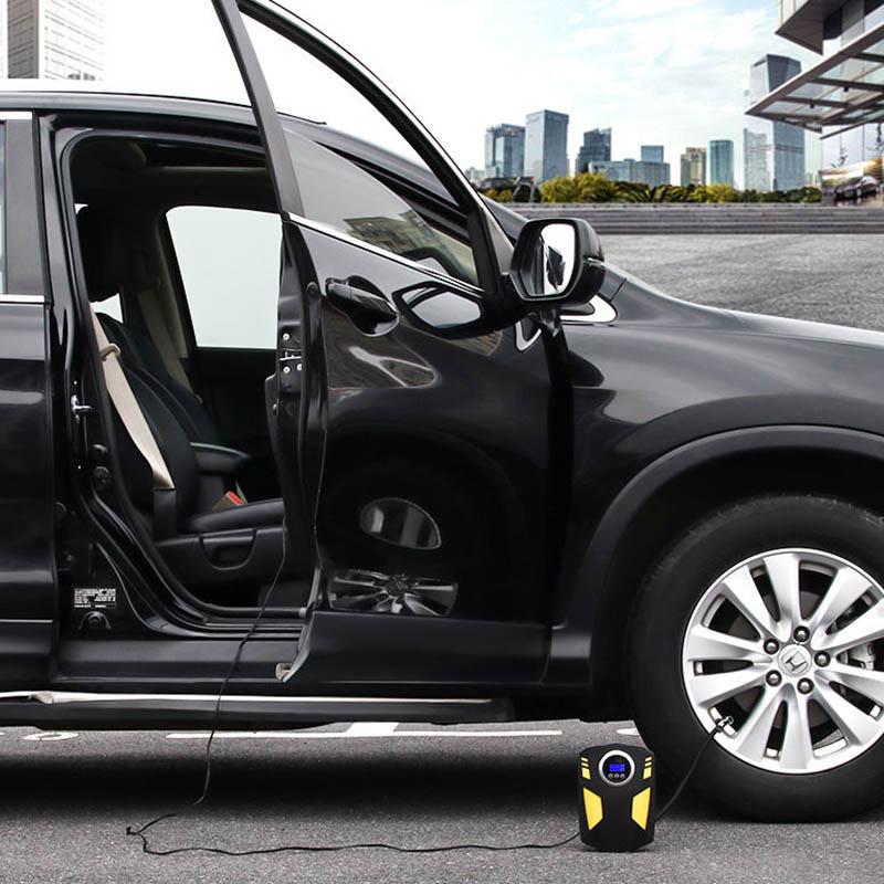 Car Air Pump Pointer Mechanical Disk Portable Car Tire Multi-function Inflation Tool 12v Air Pump Car with Electric Pump High Power Universal