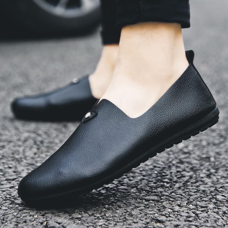 Canvas shoes Peas shoes men's casual shoes trend one pedal lazy shoes wild men's shoes breathable