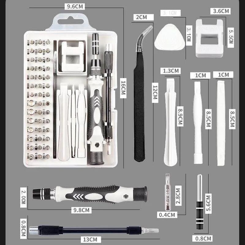 32/52/115Pcs Multi-function Screwdriver Set Mobile Phone Disassembly and Watch Repair Screwdriver Tool Professional Repair Tool