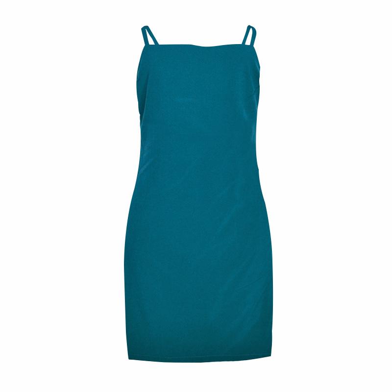 Summer Strap Beach Skirt Sexy Backless Bow A-line Dress Summer Casual Dress