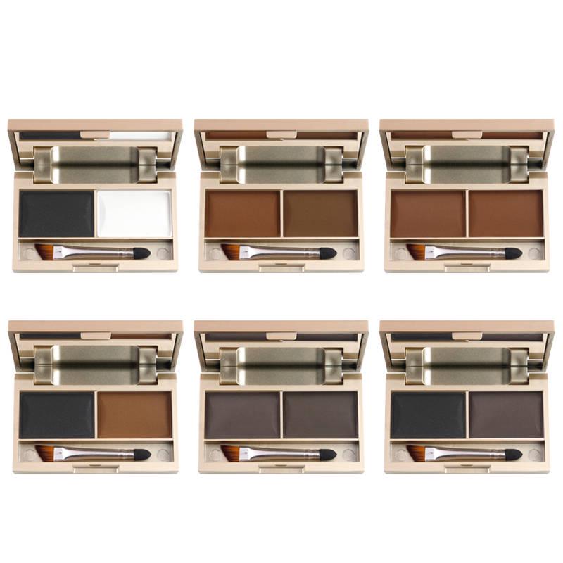 Two-color eyebrow powder waterproof natural three-dimensional non-marking anti-sweat non-marking
