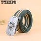 Belt Men Tactical Designer Canvas Belts For Jeans Pants Casual Elastic Black Belt Long Waist Belt