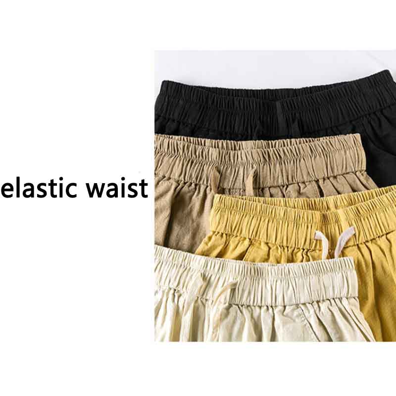 Cotton Shorts Women's Summer Thin Small Daisy Loose Casual High Waist Sports Shorts