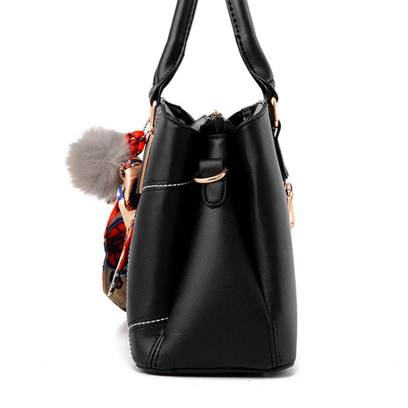 PU Leather Handbags For Women Bags Luxury Top-Handle Bags Large Capacity Personality European Style Crossbody Bag