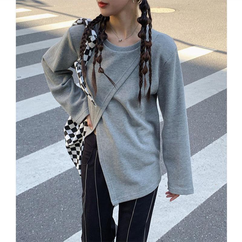 POLO Collar Cropped Top Women's Design Puff Sleeve Sweet and Spicy Shirt Slim T-shirt