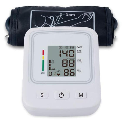 Medical Blood Pressure Meter Sphygmomanometer Upper Arm Intelligent Digital Pressure Monitor with Broadband