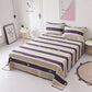 Four Seasons Universal Bedding Three-piece Set One-piece Sheet Two Pillowcase Cotton Sheet Sweat-absorbent, Breathable and Washable