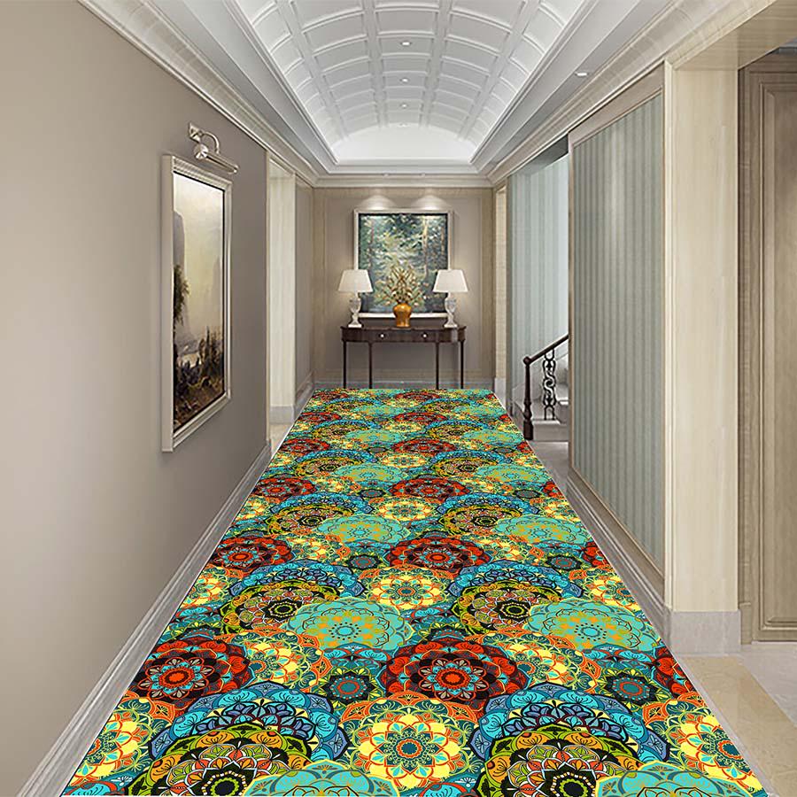 3D creative flower grass carpet sea world carpet Hallway Room Rugs stairs Mats