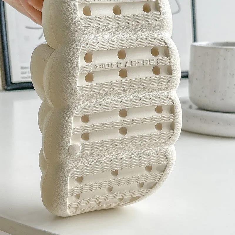 EVA Slippers Women Go Out At Home In Summer To Wear Couples Stepping on Shit Sandals and Slippers Thick Bottom Bathroom