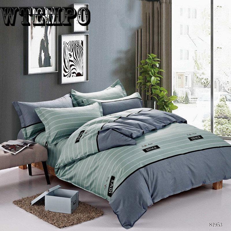 Pattern Home Textile Bedlinen Duvet Cover Pillow Case Comefortable Bed Sheet Bedding Set