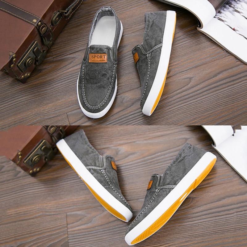 Spring Sports Leisure Breathable Men's Shoes All-match Old Beijing Cloth Shoes Lazy Men's Work Shoes