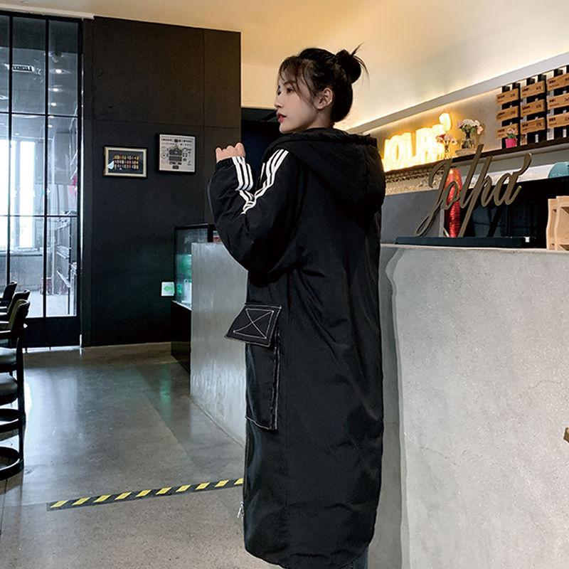 Over The Knee All-match Cotton-padded Jacket Women's Mid-length Korean Style Loose Winter Thick Coat Padded Jacket
