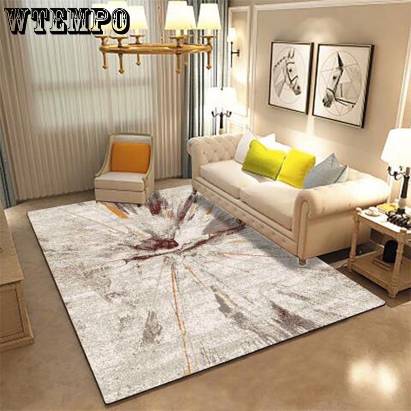 Rustic Style Bedroom Study Rectangular Big Size Carpet Large Area Carpets for Living Room Soft Rugs