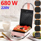 680W Light Food Making Machine Sandwich Maker Bread Maker Barbecue Maker Kitchen Supplies with 6 Sets of Bakeware