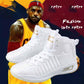 Snakeskin men's basketball shoes Platinum Gym Red white blue men's sneakers color matching