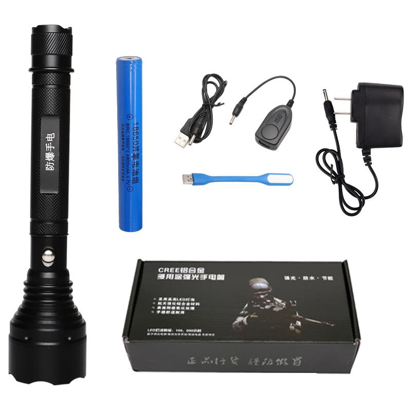 Hunting Most Powerful Led Flashlight Rechargeable Usb Torch  18650 Battery