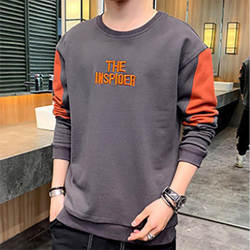 Sweater Men's Long-sleeved Round Neck Pullover Casual Wild Loose Tide Brand Thin Bottoming Sweatshirts Autumn