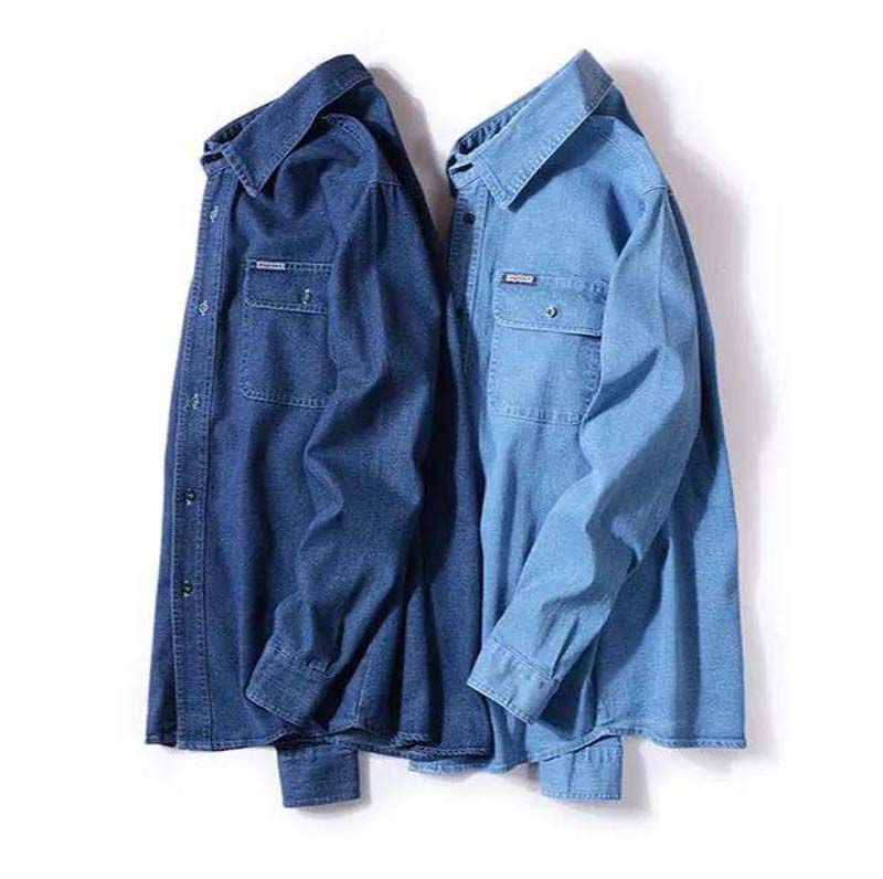 Spring and Summer Young Men's Cotton Denim Jacket Thin Section Plus Size