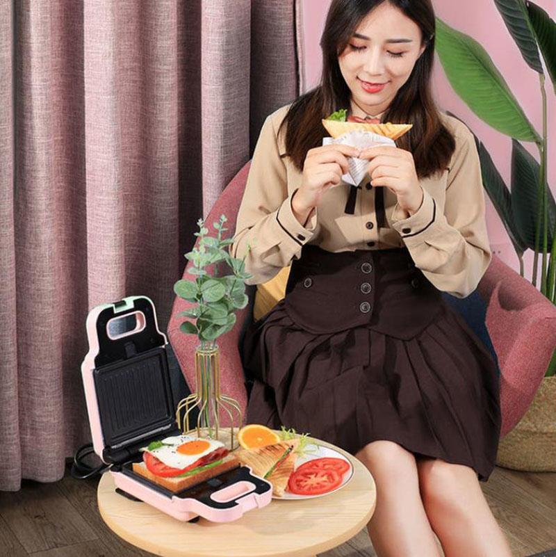 600W Breakfast Afternoon Tea Making Machine Sandwich Maker Bread Maker Barbecue Maker Kitchen Supplies