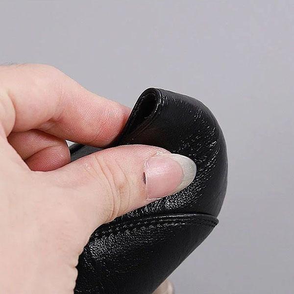 Women's Spring and Summer Soft Leather High Heels Genuine Leather Stiletto Shoes Rhinestone Butterfly Shoes for Office Ladies