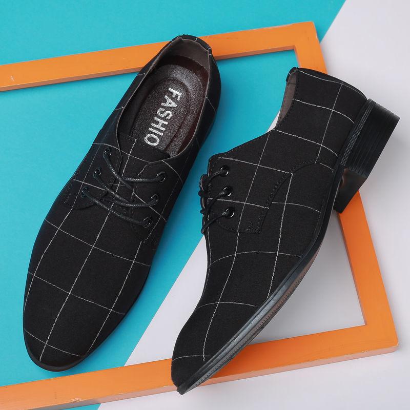 Spring Suede Leather Plus Size 39-48 Men Casual Classic Sneakers Flats Oxford Man Shoes Lace Up for Work Male Loafers