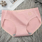 6Pcs/Set Solid Color Briefs Women's Large Size Panties Cotton Soft Breathable High Quality Underpants