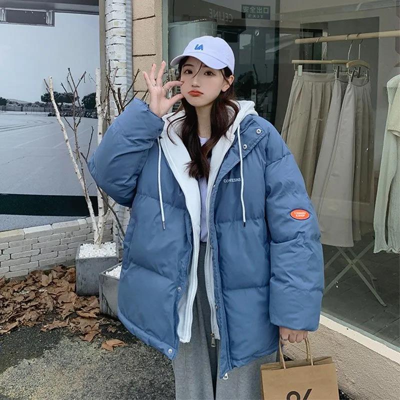 Down Jacket Women's Casual All-match Bread Jacket Thick Windbreaker Warm Jacket