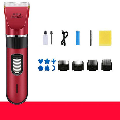 Rechargeable Low-noise Hair Clipper Remover Cutter Grooming Hair Trimmer Electrical Hair Cut Machine