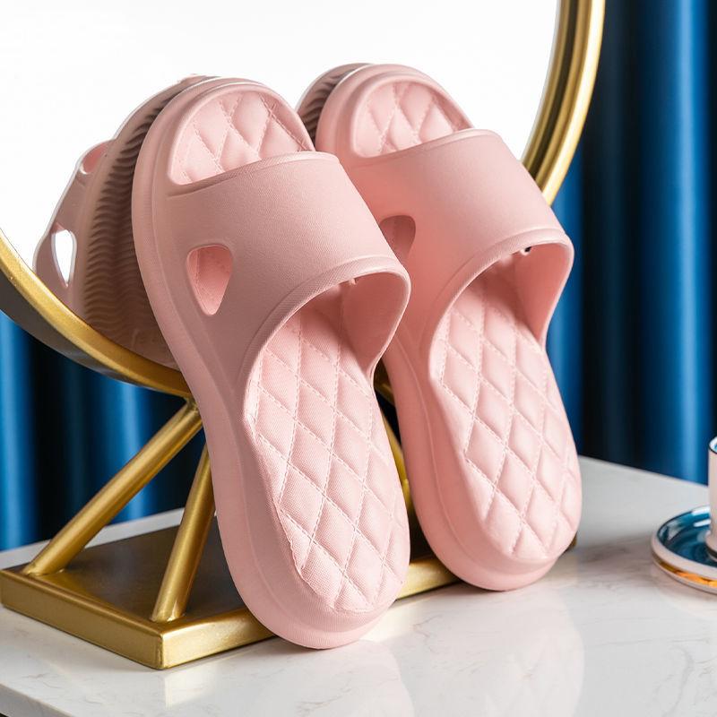 Summer Couples Home Indoor Deodorant Slippers Household Thick-soled Non-slip Sandals and Slippers