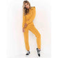 2PCS Female Sweatshirt Suits Hooded Crop Sweater Set Two Piece Cropped Hooded Top Casual Jogger Trousers Tracksuit Girls Athletic Clothing