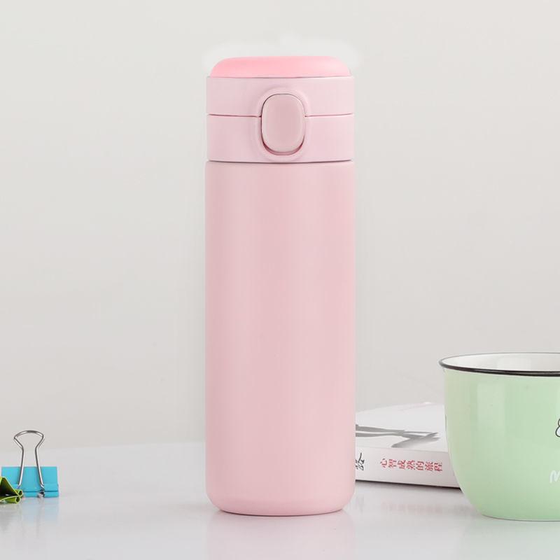 Thermos Cup 304 Stainless Steel Vacuum Flask Cute Male and Female Student Water Cup Winter Water Cup Milk Cup Business Cup Drinking Cup