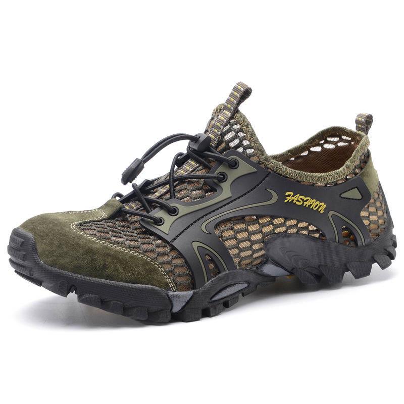 Plus Size 38-46 Summer Men Sneakers Hiking Shoes Lightweight Breathable Basketball Running Shoes Deodorant Mesh Casual Shoes