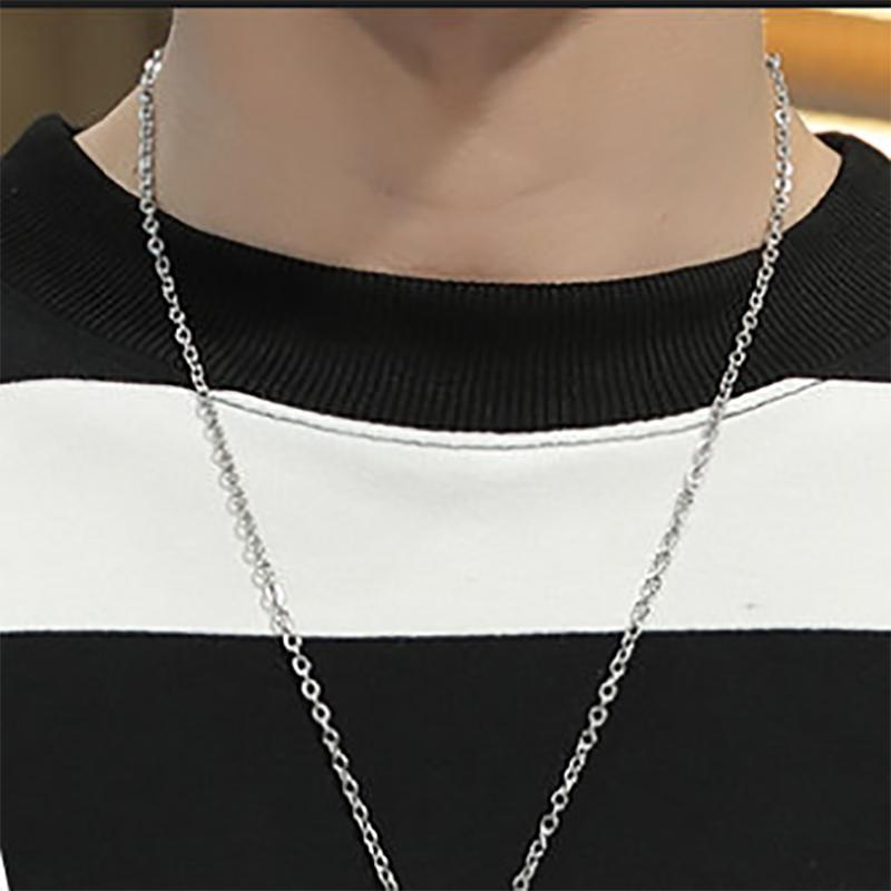 Men's Sweater Black and White Striped Round Neck Sweatshirts Autumn Loose Large Size Bottoming Shirt Handsome Top