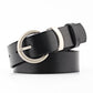 Belts women thin faux leather belt cummerbunds pin buckle casual waistband strap