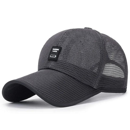 Hats Men's Summer Sun Hats Outdoor Sun Protection Sun Hats Baseball Caps Linen Summer Mesh Caps Breathable Peaked Caps