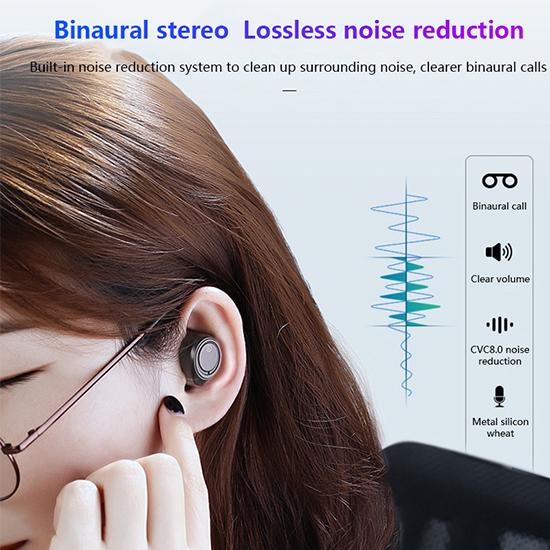 TWS Sport Wireless Bluetooth Earphone Stereo Handsfree Headset IPX7 Waterproof 3500mAh Charging Box