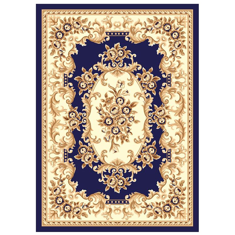 European Style Carpet Living Room Carpet Non-slip Household Carpet Bedroom Bedside Luxury Washable Carpet