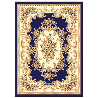 European Style Carpet Living Room Carpet Non-slip Household Carpet Bedroom Bedside Luxury Washable Carpet