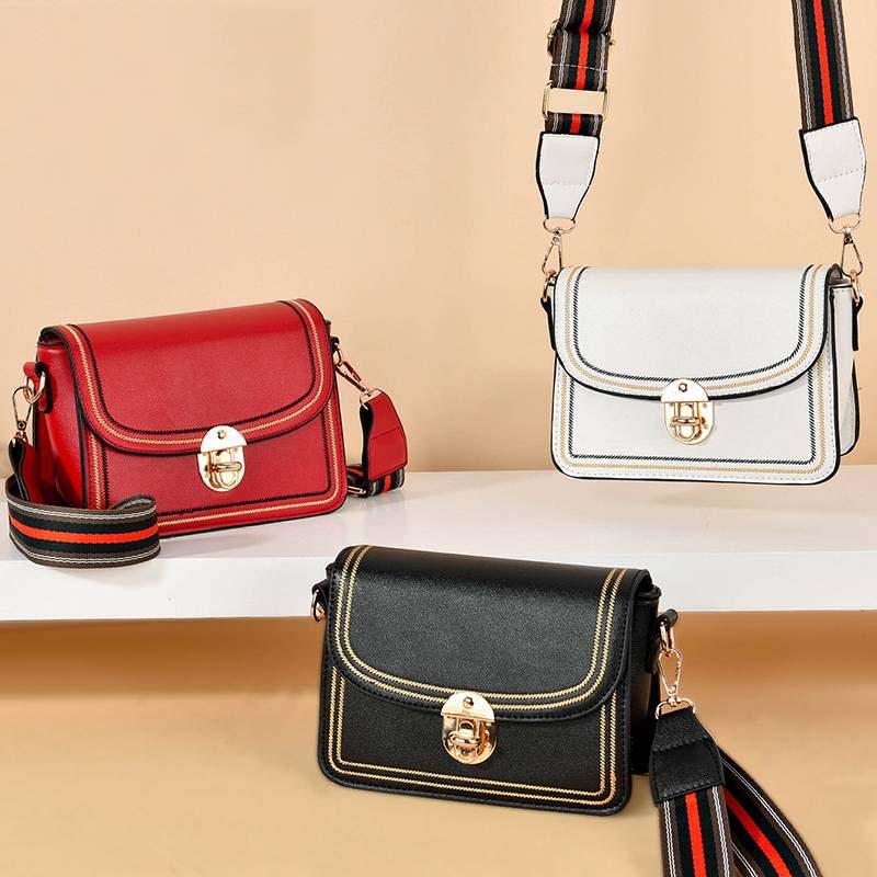 Ladies Fashion Sweet Small Shoulder Bag for Girls PU Leather Crossbody Handbags for Women