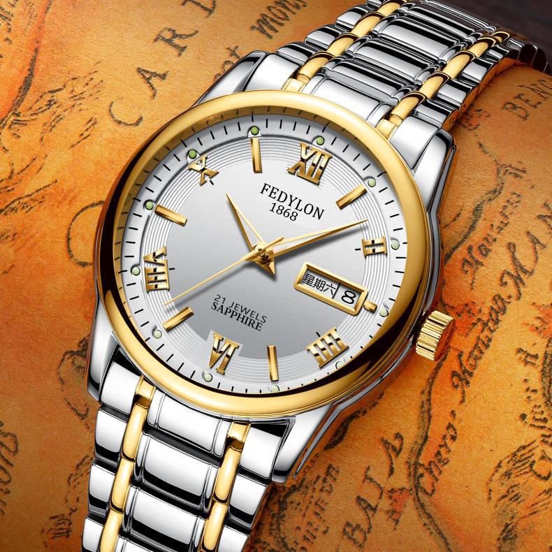 Business Men's Watch Creative Man Clock Machinery Luminous Luxury Classic Men's Watches Wristwatch