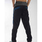 Casual Cycling Pants Men's Training Football Trousers Training Pants Leg Tight Zipper Pants Track and Field Black Sports Pants